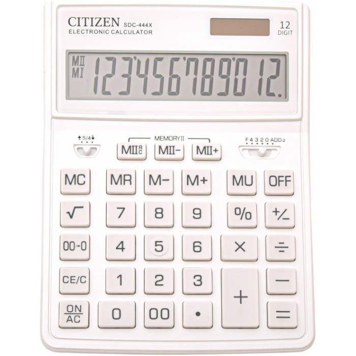 Калькулятор CITIZEN SDC444XRWHE