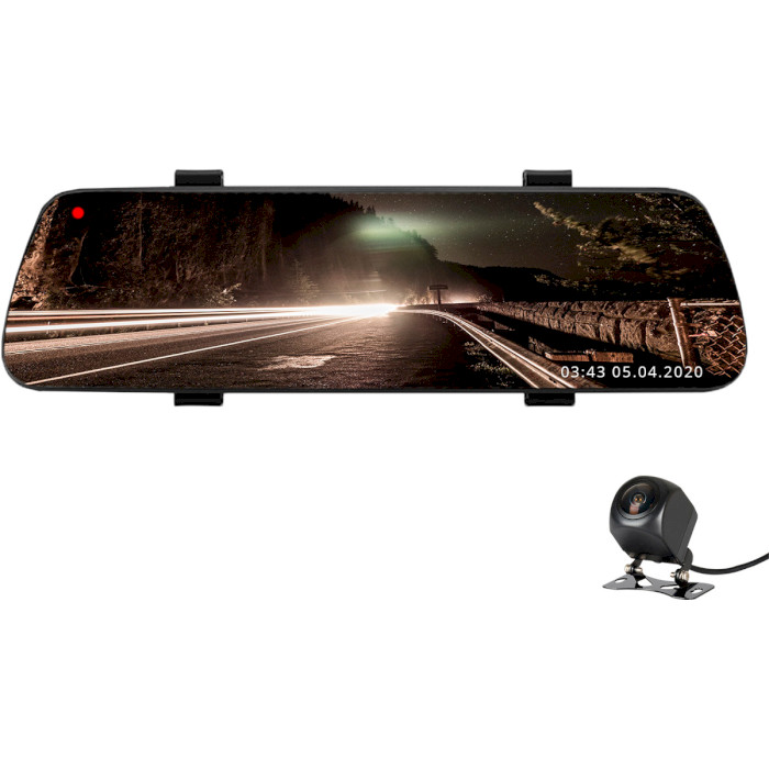 Автомобільний відеореєстратор-дзеркало з камерою заднього виду ASPIRING Reflex 5 (RF59678)