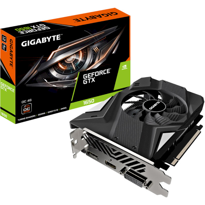 Відеокарта GIGABYTE GeForce GTX 1650 D6 OC 4G V2 (GV-N1656OC-4GD REV2.0)