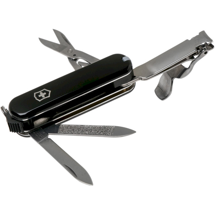 Швейцарський ніж VICTORINOX Delemont Nail Clip 580 Black (0.6463.3)