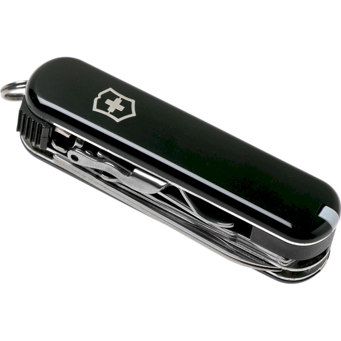 Швейцарський ніж VICTORINOX Delemont Nail Clip 580 Black (0.6463.3)