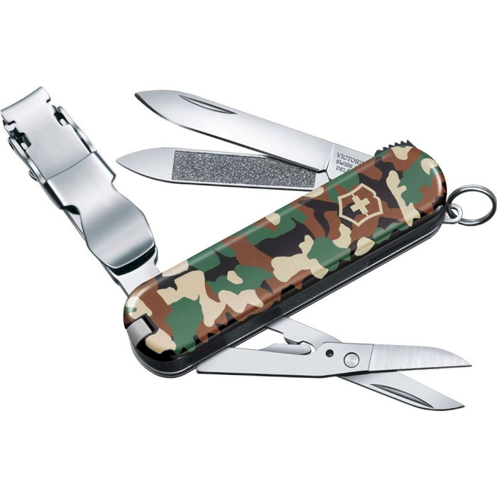 Швейцарский нож VICTORINOX Delemont Nail Clip 580 Camouflage (0.6463.94)