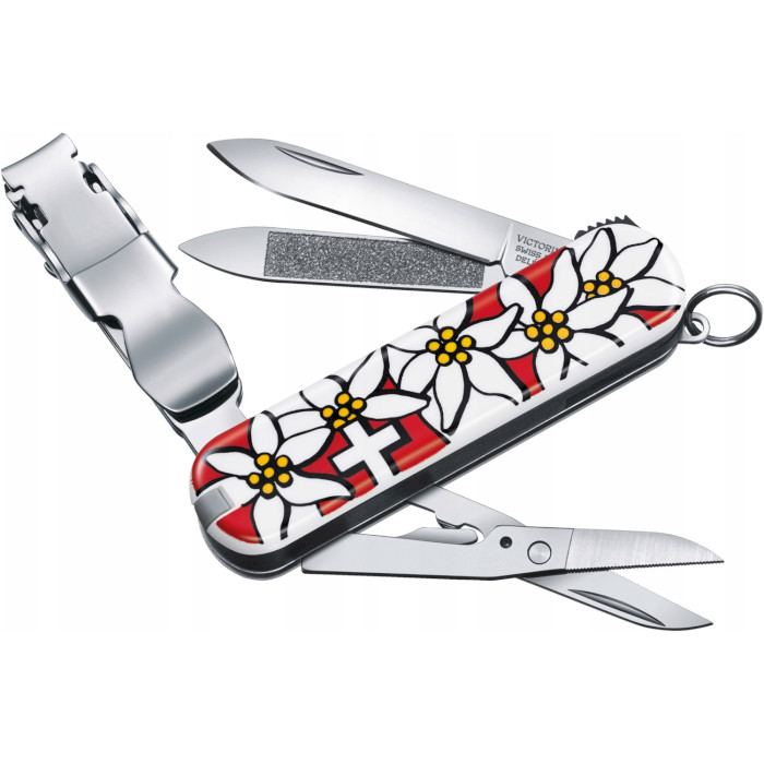 Швейцарський ніж VICTORINOX Delemont Nail Clip 580 Edelweiss (0.6463.840)