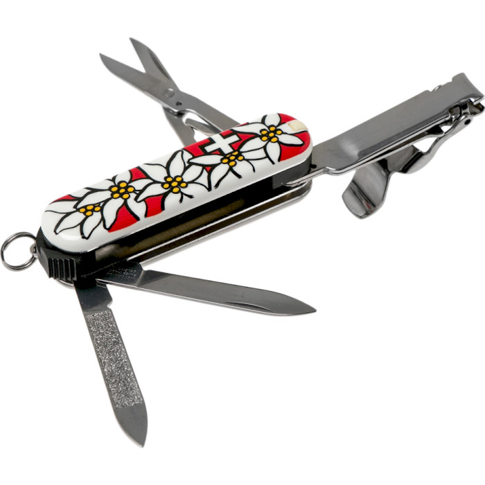 Швейцарський ніж VICTORINOX Delemont Nail Clip 580 Edelweiss (0.6463.840)