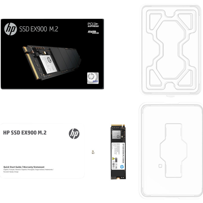 SSD диск HP EX900 500GB M.2 NVMe (2YY44AA)