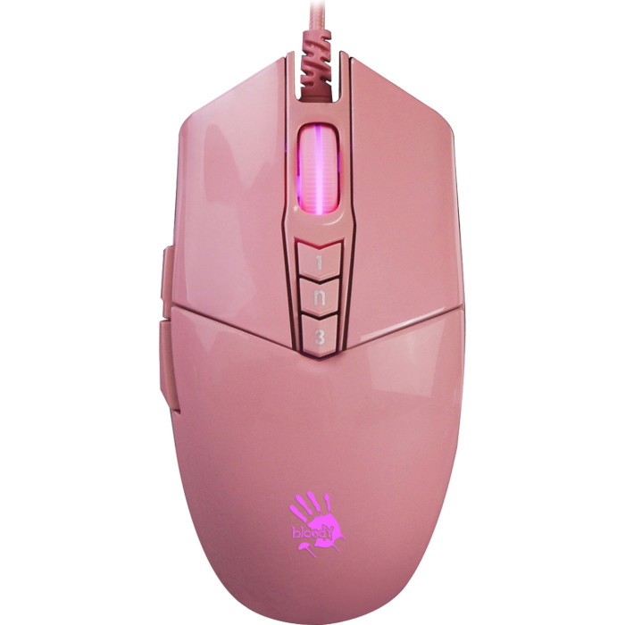 Миша ігрова A4-Tech BLOODY P91s Pink
