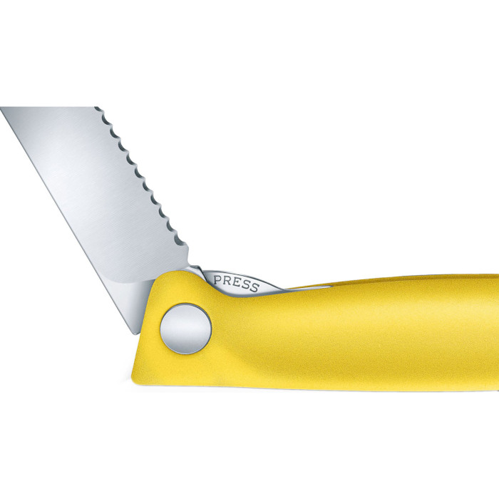 Нож кухонный для чистки овощей VICTORINOX SwissClassic Foldable Paring Yellow 110мм (6.7836.F8B)