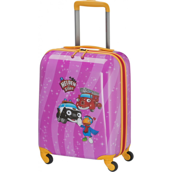 Детский чемодан TRAVELITE Heroes of the City S Pink 28л (071687-17)