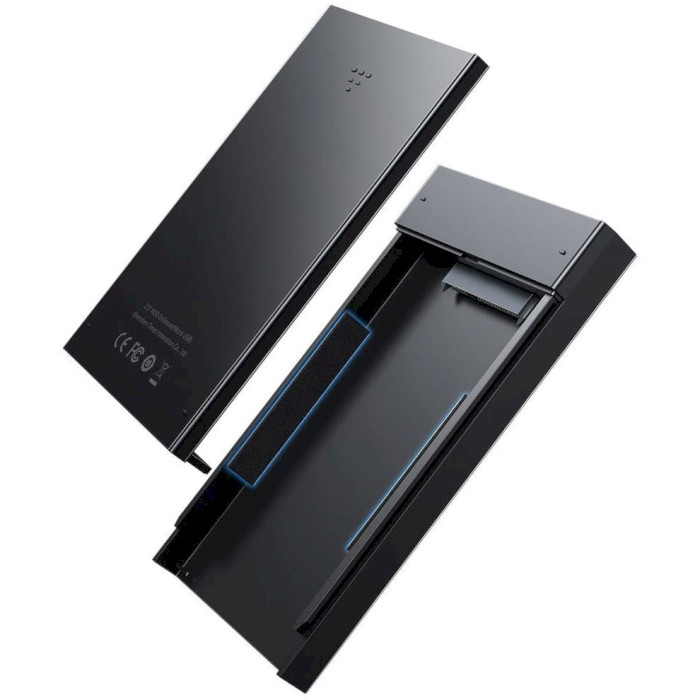 Карман внешний BASEUS Full Speed Series HDD Enclosure 2.5" SATA to USB 3.2 Black (CAYPH-C01)