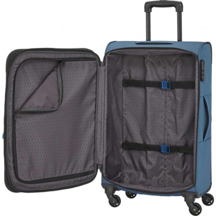 Чемодан TRAVELITE Derby M Expandable Blue 69л (087548-20)