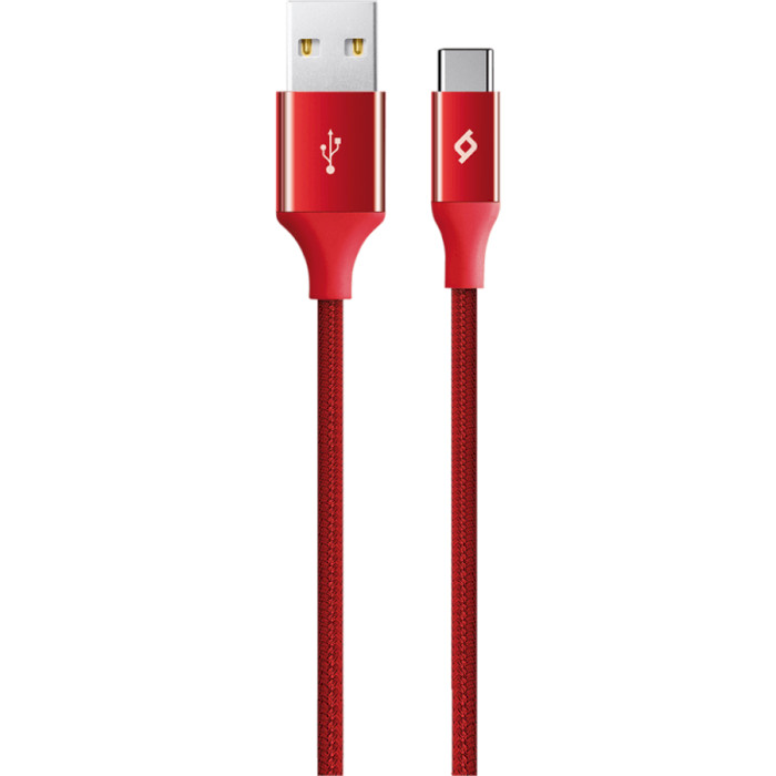 Кабель TTEC 2DK18 AlumiCable USB2.0 AM/Type-C 1.2м Red (2DK18K)