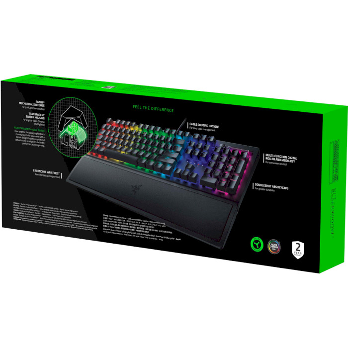 Клавіатура RAZER BlackWidow V3 Green Switch (RZ03-03540800-R3R1)