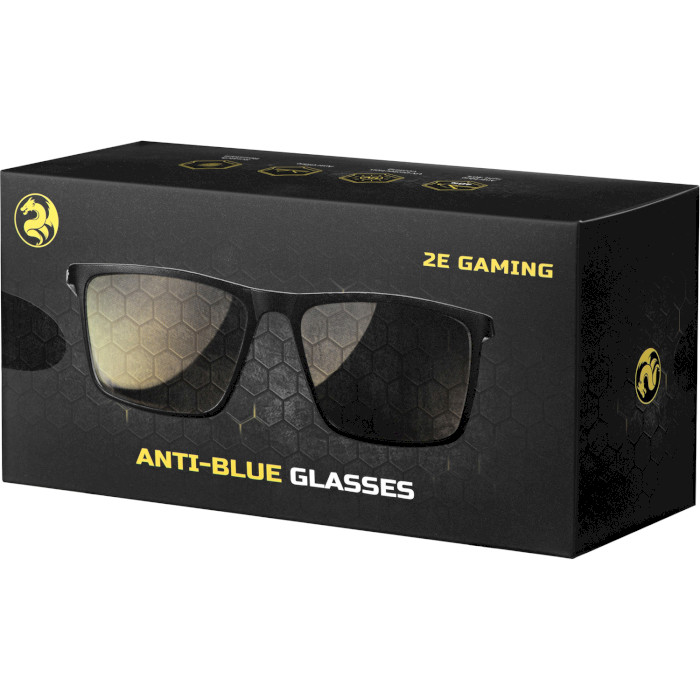 Комп'ютерні окуляри 2E Anti-Blue Glasses Black/Blue (2E-GLS310BB)