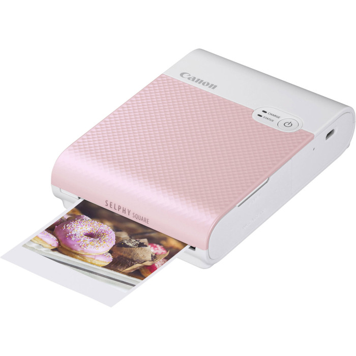 Мобильный фотопринтер CANON SELPHY Square QX10 Pink (4109C009)