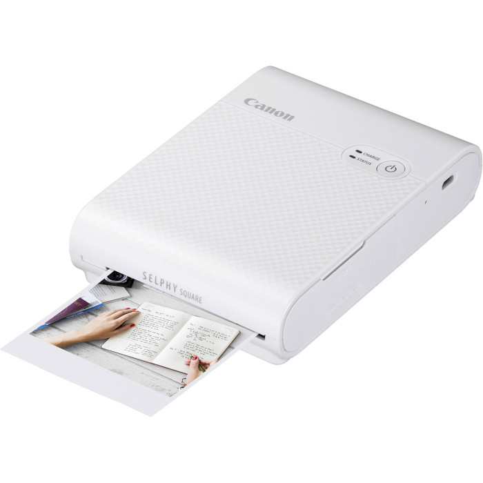 Мобильный фотопринтер CANON SELPHY Square QX10 White (4108C010)