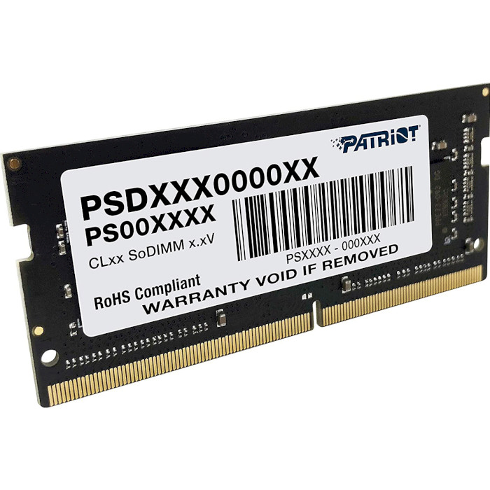Модуль памяти PATRIOT Signature Line SO-DIMM DDR4 3200MHz 16GB (PSD416G320081S)