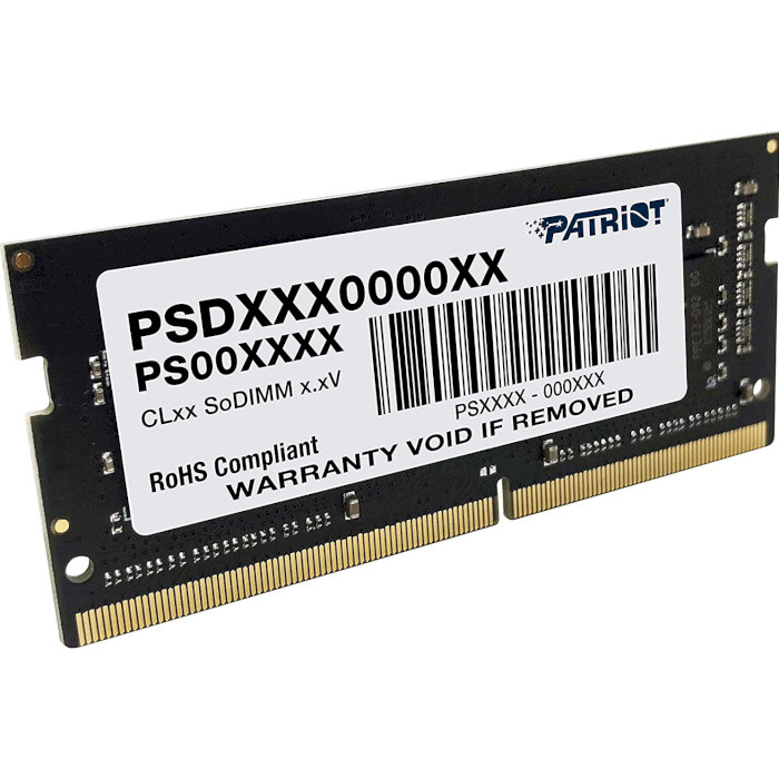 Модуль пам'яті PATRIOT Signature Line SO-DIMM DDR4 3200MHz 16GB (PSD416G320081S)