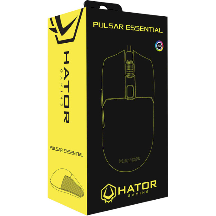 Миша ігрова HATOR Pulsar Essential Black (HTM-312)