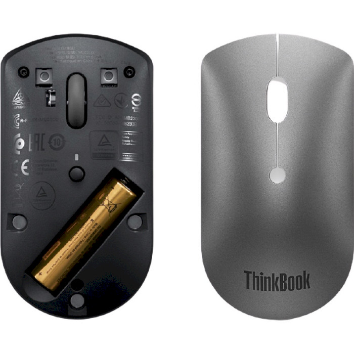 Мышь LENOVO ThinkBook Bluetooth Silent Gray (4Y50X88824)