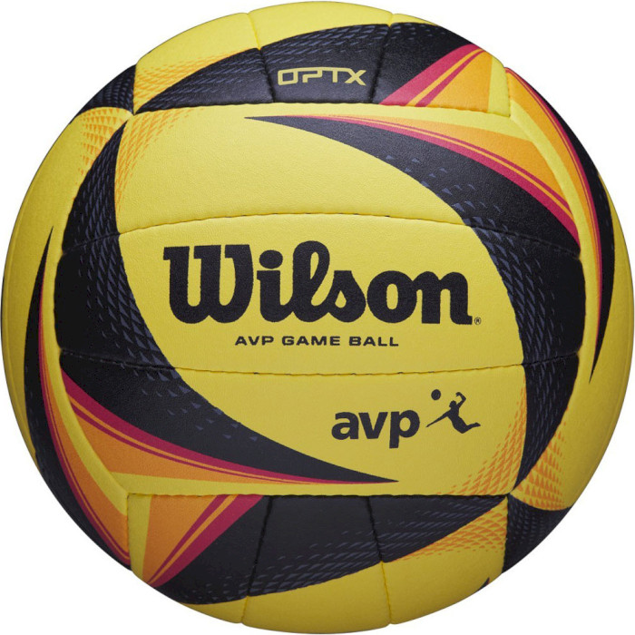 Мяч волейбольный WILSON OPTX AVP Game Size 5 AVP Official Yellow/Black (WTH00020XB)