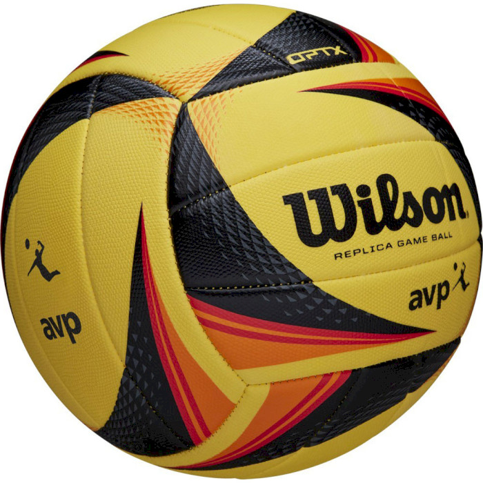 М'яч волейбольний WILSON OPTX AVP Tour Replica Size 5 Yellow/Black (WTH01020XB)