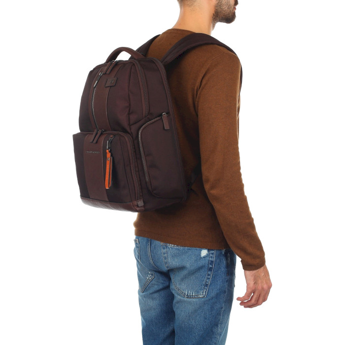 Рюкзак PIQUADRO Brief 15.6" RFID Dark Brown (CA4532BR-TM)