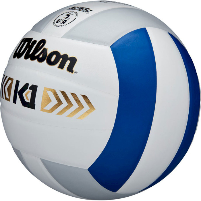 М'яч волейбольний WILSON K1 Gold Size 5 Blue/White/Silver (WTH1895A3XB)