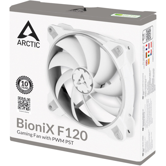 Вентилятор ARCTIC BioniX F120 Gaming PWM PST Gray/White/Уценка (ACFAN00164A)