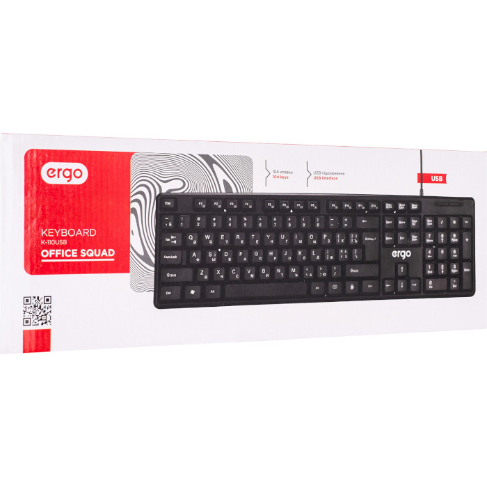 Клавиатура ERGO K-110USB