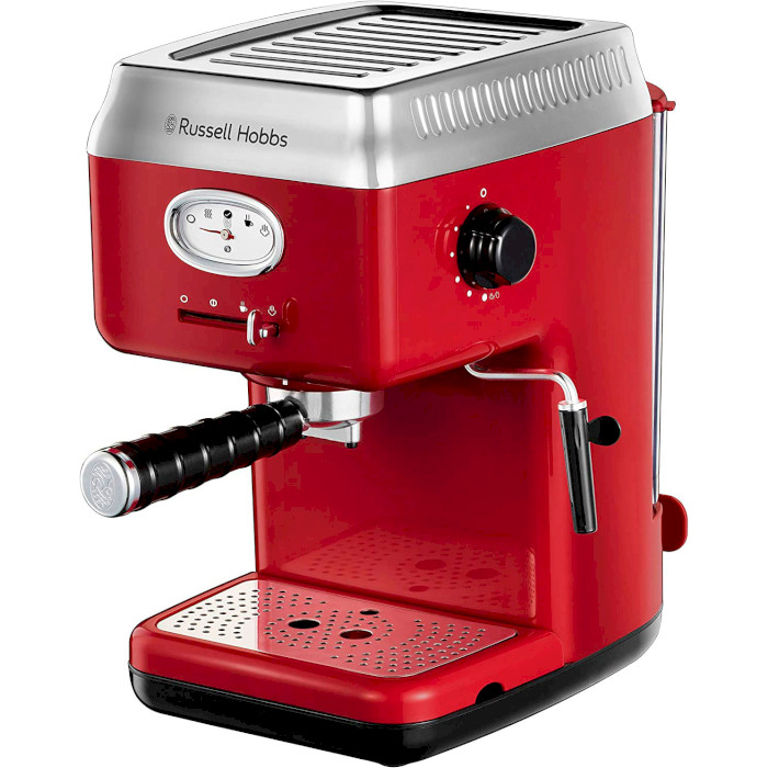 Кофеварка эспрессо RUSSELL HOBBS Retro Red (28250-56)
