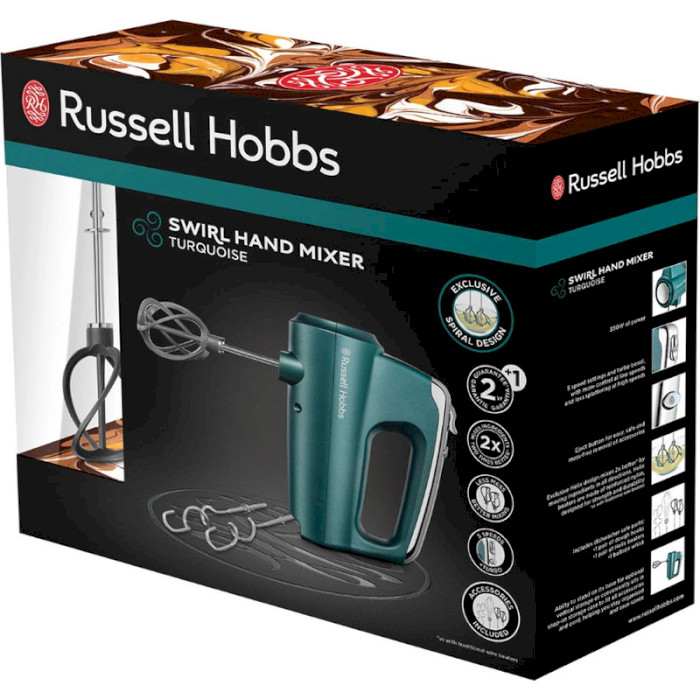 Миксер RUSSELL HOBBS Swirl Turquoise (25891-56)