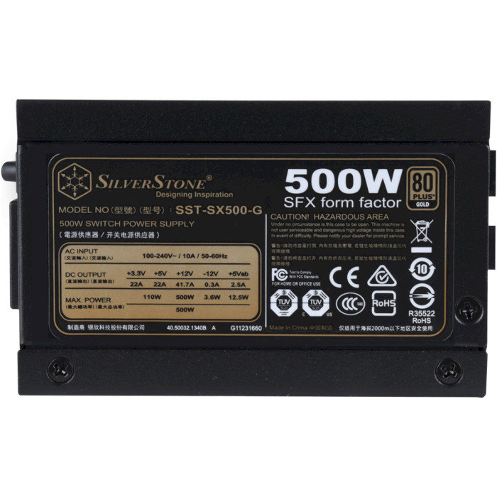 Блок живлення SFX 500W SILVERSTONE SX500-G (SST-SX500-G)
