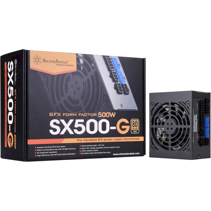 Блок живлення SFX 500W SILVERSTONE SX500-G (SST-SX500-G)