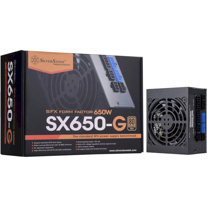Блок живлення SFX 650W SILVERSTONE SX650-G (SST-SX650-G)
