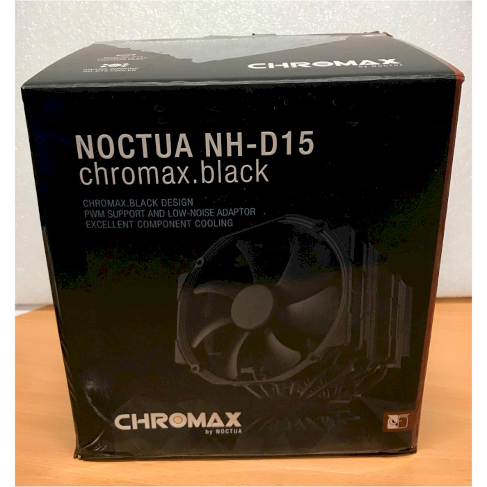 Кулер для процесора NOCTUA NH-D15 chromax.black (NH-D15 CHROMAX.BLACK)/Уцінка 1