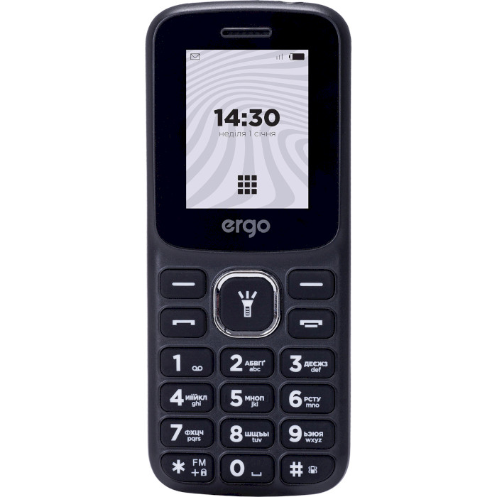 Мобільний телефон ERGO B182 Black