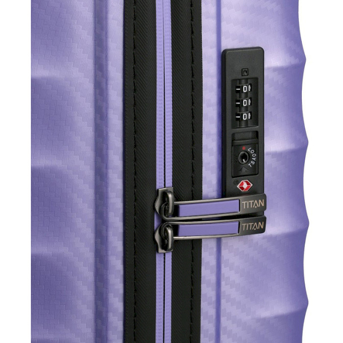 Чемодан TITAN Highlight S Lilac Metallic 35л (TI842406-19)
