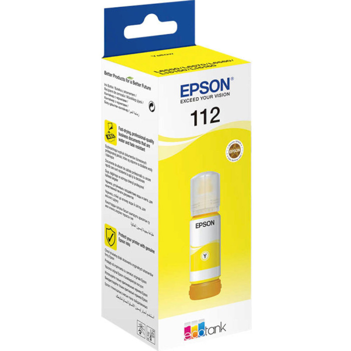 Контейнер з чорнилом EPSON 112 Yellow (C13T06C44A)
