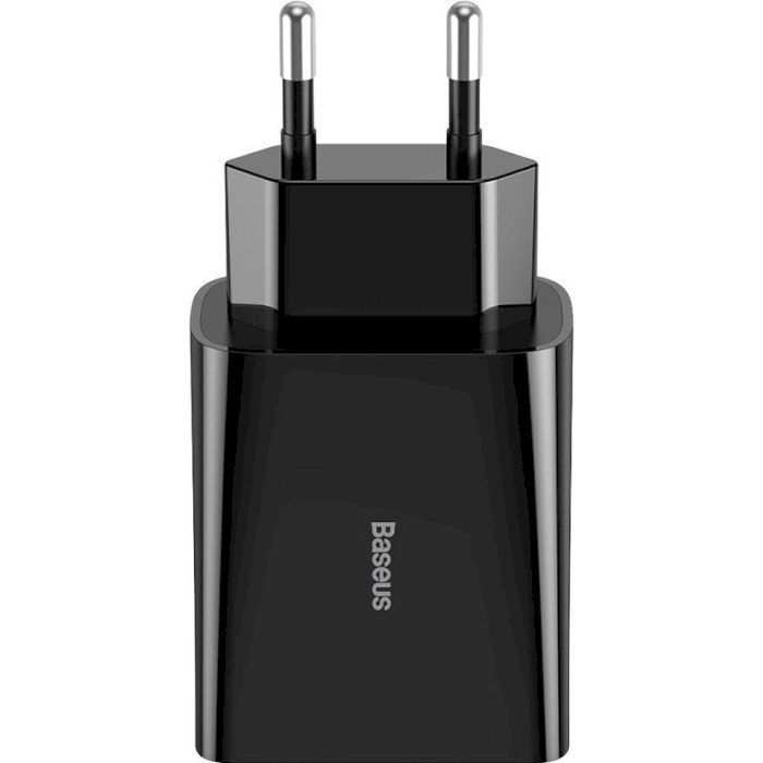 Зарядное устройство BASEUS Speed Mini QC Dual U Quick Changer 18W EU Black (CCFS-V01)