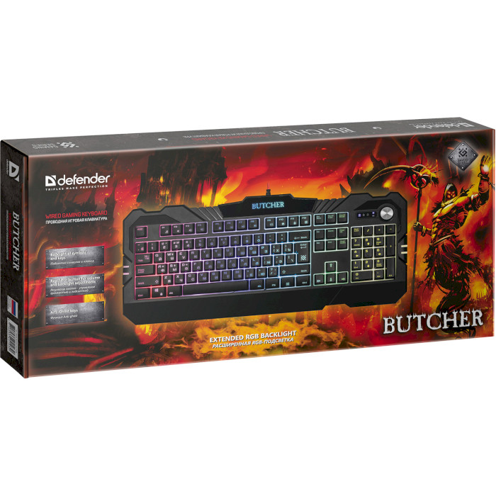 Клавіатура DEFENDER Butcher GK-193DL (45193)
