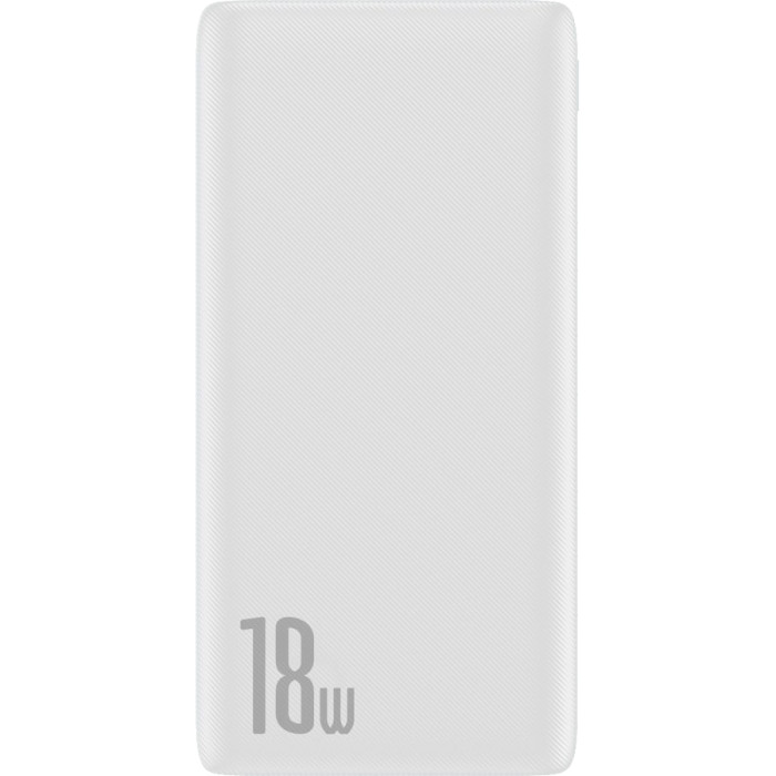 Повербанк BASEUS Bipow Quick Charge PD+QC 18W Powerbank 10000mAh Snow White (PPDML-02)