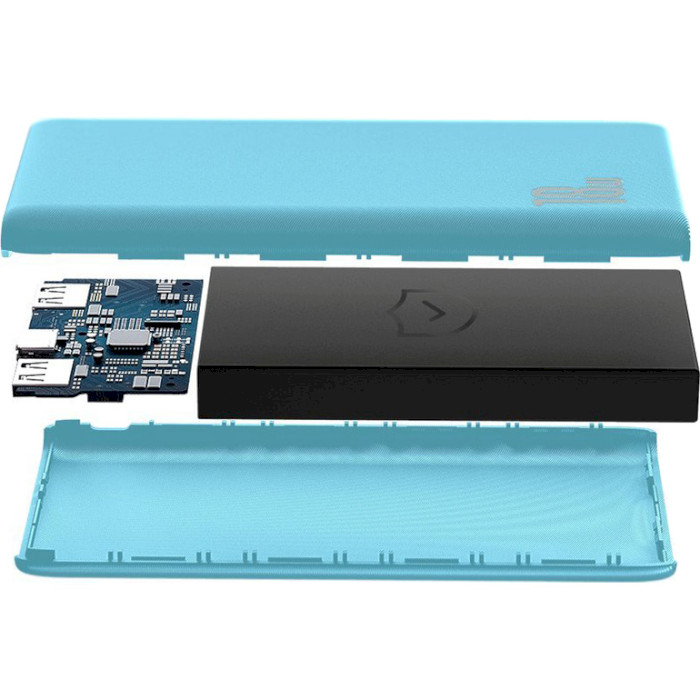 Повербанк BASEUS Bipow Quick Charge PD+QC 18W Powerbank 10000mAh Summer Blue (PPDML-03)