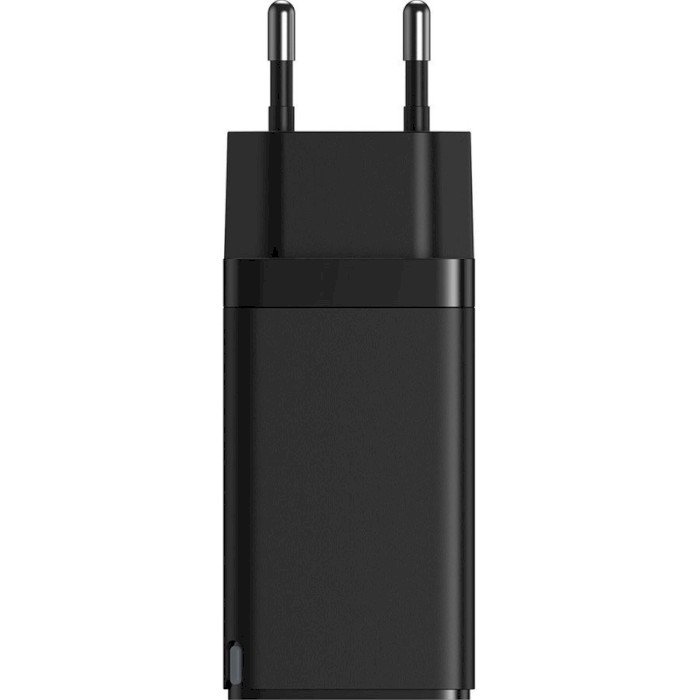 Зарядний пристрій BASEUS GaN2 Pro Quick Charger 2C+U 65W Black w/Type-C to Type-C cable (CCGAN2P-B01)