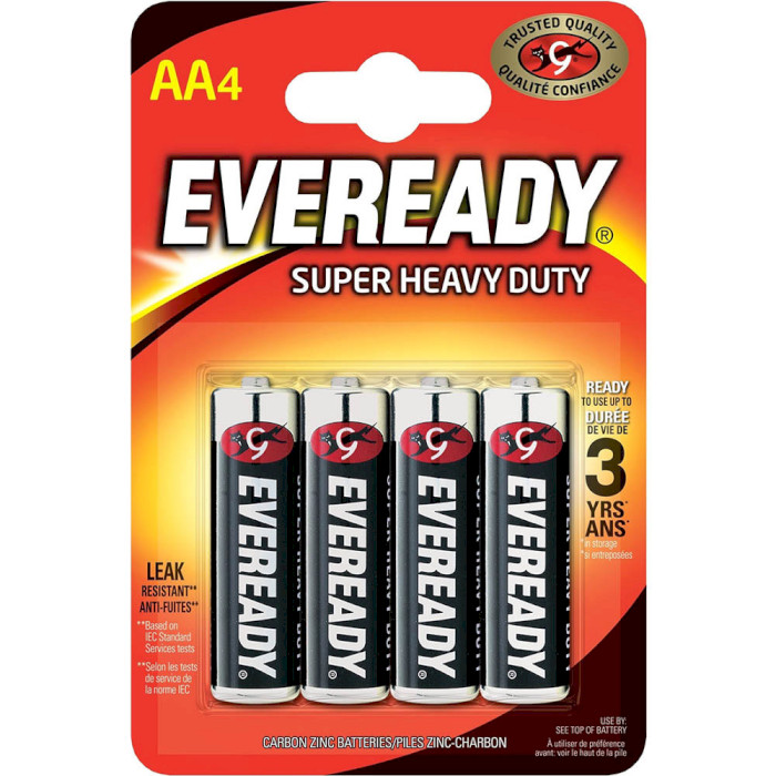 Батарейка EVEREADY AA 4шт/уп