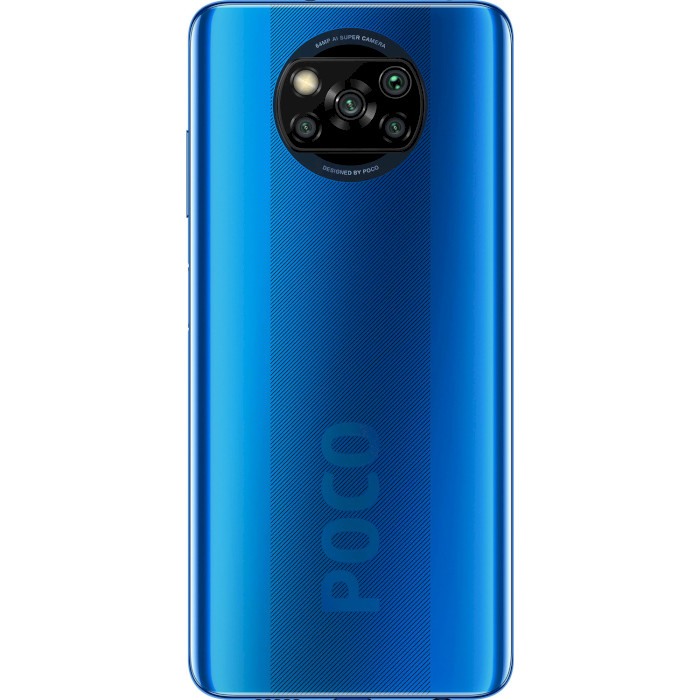 Смартфон XIAOMI POCO X3 NFC 6/128GB Cobalt Blue (MZB07TEEU)