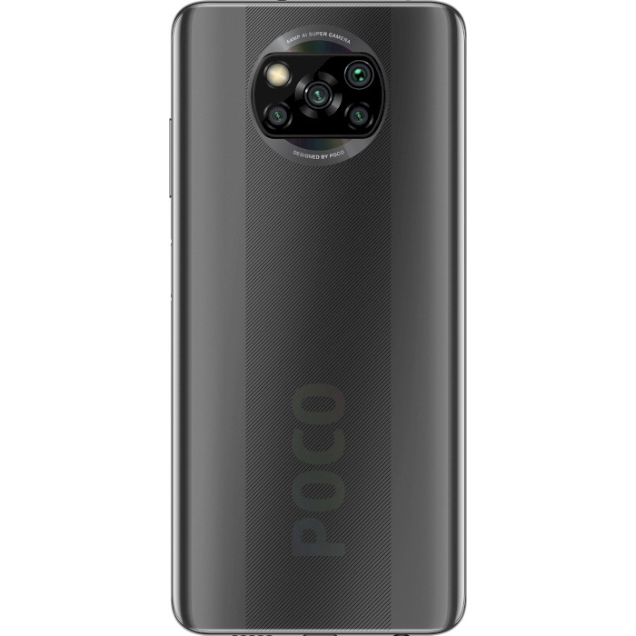 Смартфон XIAOMI POCO X3 NFC 6/128GB Shadow Gray (MZB07TCEU)