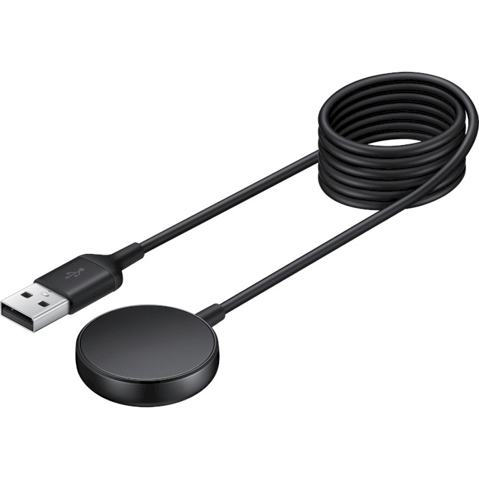 Бездротовий зарядний пристрій SAMSUNG Wireless Charger для Galaxy Watch USB-A 0.8м Black (EP-OR825BBRGRU)