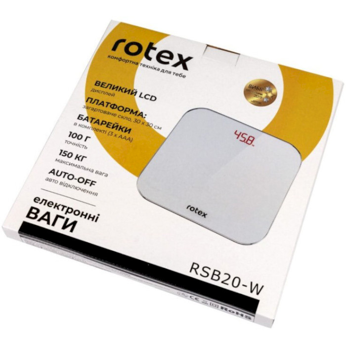 Напольные весы ROTEX RSB20-W