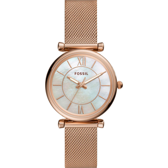 Годинник FOSSIL Carlie Three Hand Rose Gold Tone Stainless Steel (ES4918)