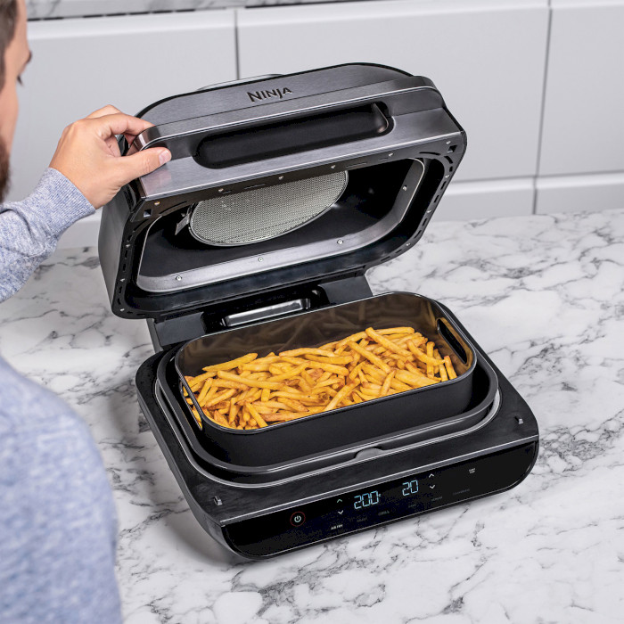 Мультипіч NINJA Foodi MAX Health MultiGrill & Air Fryer with Cooking Probe (AG551EU)